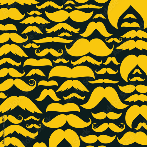 Moustache luxury trendy applicable design ravishing abstract vector illustration artwork