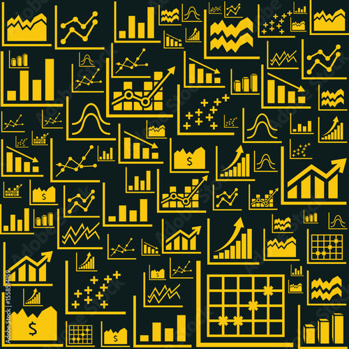 Business graph luxury trendy applicable design ravishing abstract vector illustration artwork