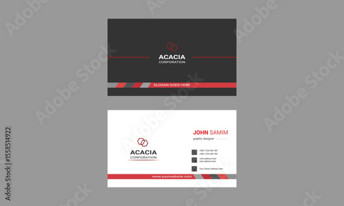 Business Card Template design.