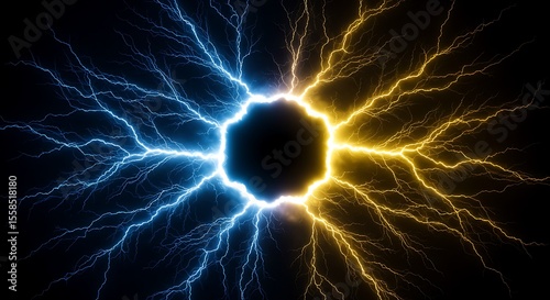 lightning in the dark