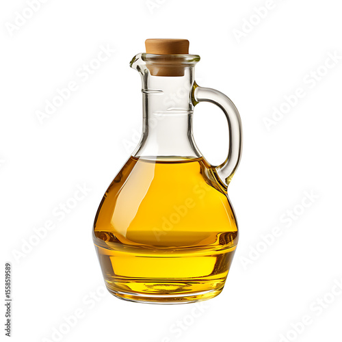 Cooking oil isolated on a transparent background