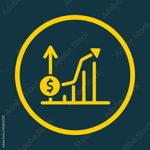 Inflation trendy vector art design lovely amazing design colorful useful illustration