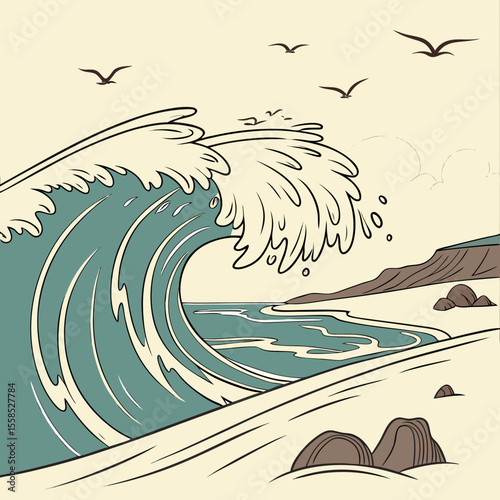 vector illustration of an abstract background