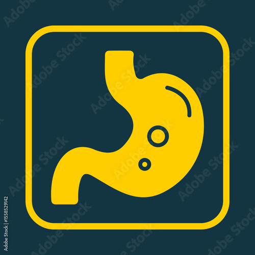 Stomach trendy vector art design handsome amazing design colorful useful illustration
