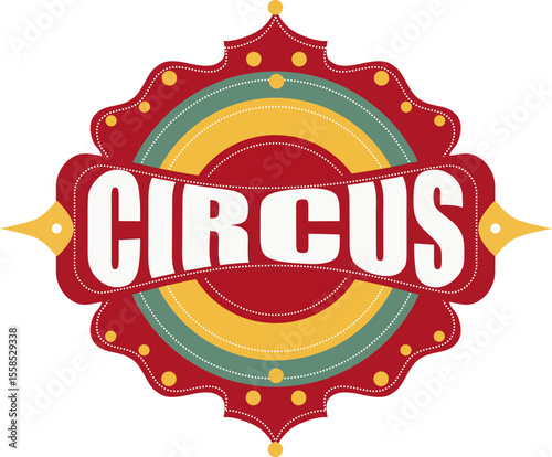 Carnival banner. Circus banner. Fun fair.