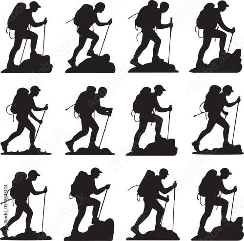 Backpacker Silhouettes