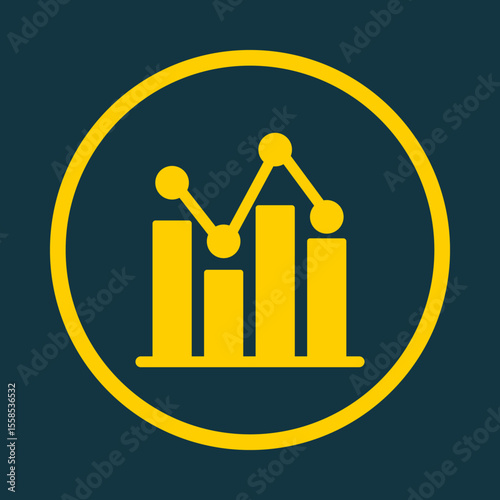 Bar Chart trendy vector art design stunning amazing design colorful useful illustration