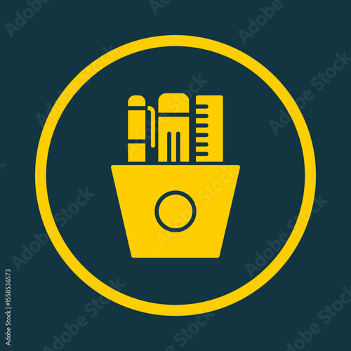 Stationery trendy vector art design stunning amazing design colorful useful illustration