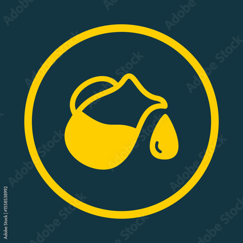 Milk Jug trendy vector art design charming amazing design colorful useful illustration