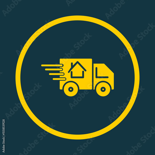 Delivery trendy vector art design charming amazing design colorful useful illustration