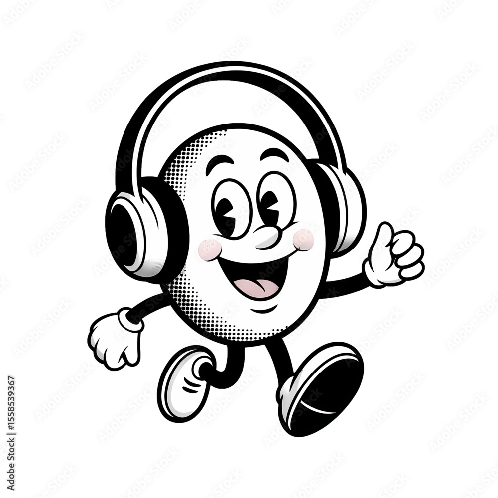 Happy cartoon egg character running with enthusiasm and joy in a playful illustration Happy cartoon egg character running with enthusiasm and joy in a playful illustration