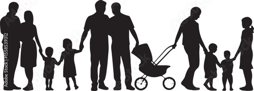 family silhouettes