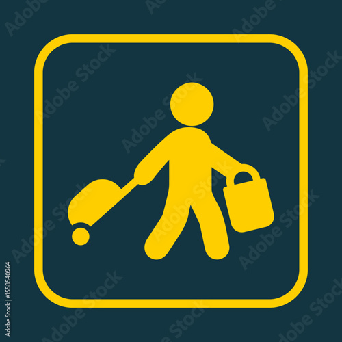 Carrying Bag trendy vector art design good amazing design colorful useful illustration