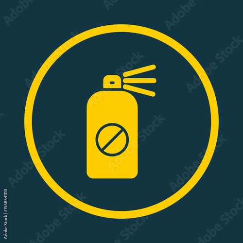 Pesticide Bottle trendy vector art design good amazing design colorful useful illustration