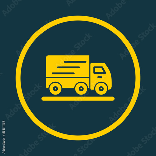 Moving Truck trendy vector art design good amazing design colorful useful illustration