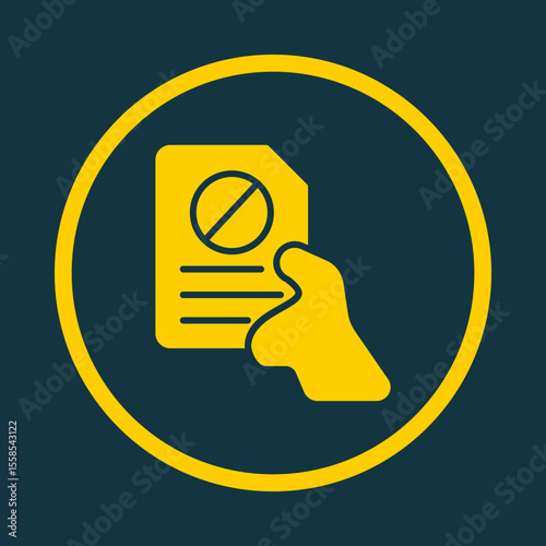Resignation trendy vector art design elegant amazing design colorful useful illustration