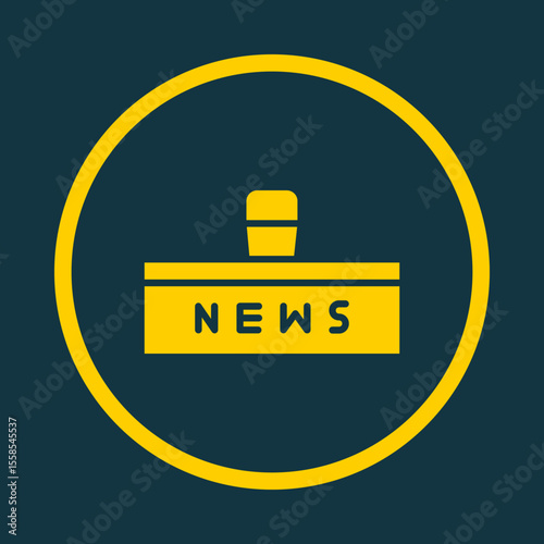News Studio trendy vector art design delightful amazing design colorful useful illustration