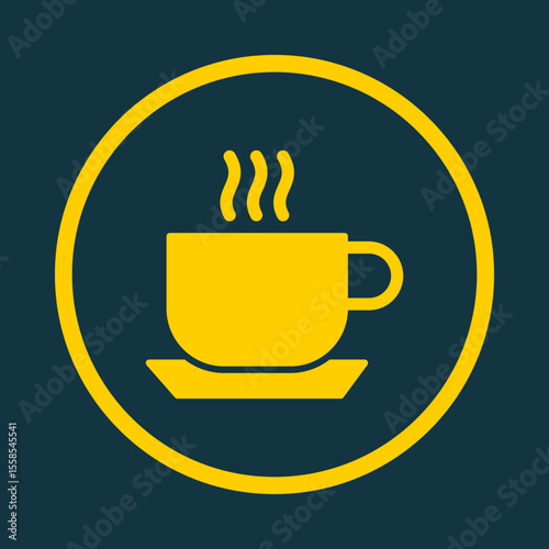 Coffee trendy vector art design delightful amazing design colorful useful illustration