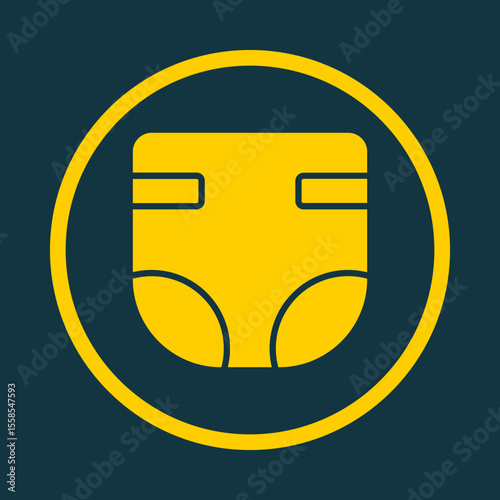 Diaper Changing trendy vector art design glorious amazing design colorful useful illustration