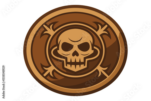 A pirate skull and crossbones icon signifies danger