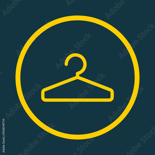 Cloth Hanger trendy vector art design magnificent amazing design colorful useful illustration