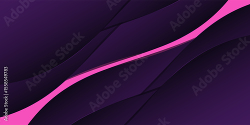 Purple dimension background dynamic papercut composition. Eps10