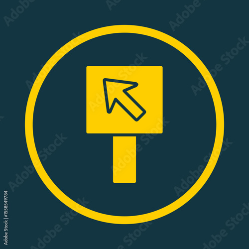 Diagonal Up trendy vector art design magnificent amazing design colorful useful illustration