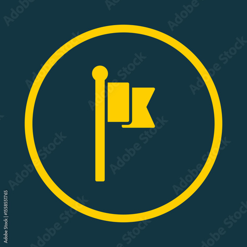 Flag trendy vector art design beauteous amazing design colorful useful illustration