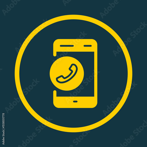 Calling trendy vector art design beauteous amazing design colorful useful illustration