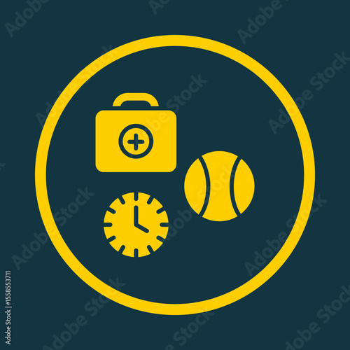Accessories trendy vector art design ravishing amazing design colorful useful illustration