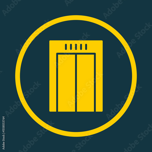 Elevator trendy vector art design ravishing amazing design colorful useful illustration