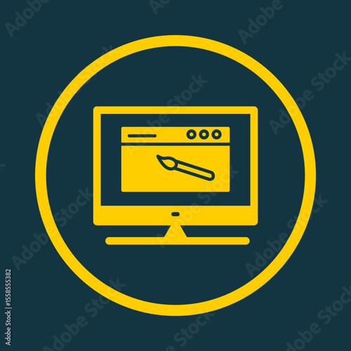 Website Design trendy vector art design perfect amazing design colorful useful illustration