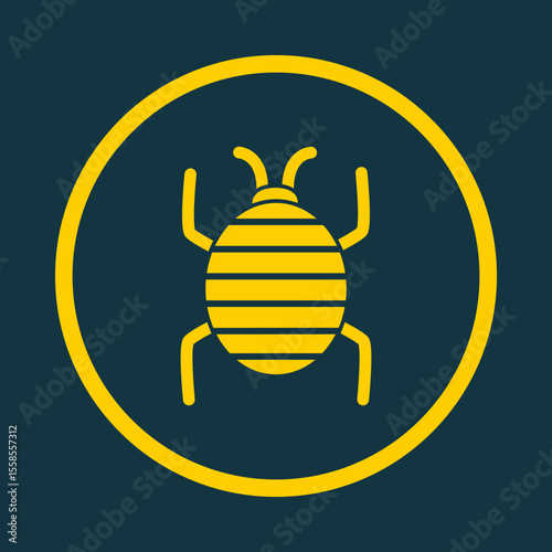 Bug trendy vector art design likely amazing design colorful useful illustration