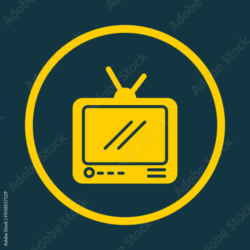 Television Broadcast trendy vector art design likely amazing design colorful useful illustration