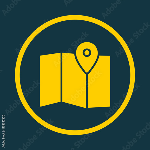Map trendy vector art design likely amazing design colorful useful illustration