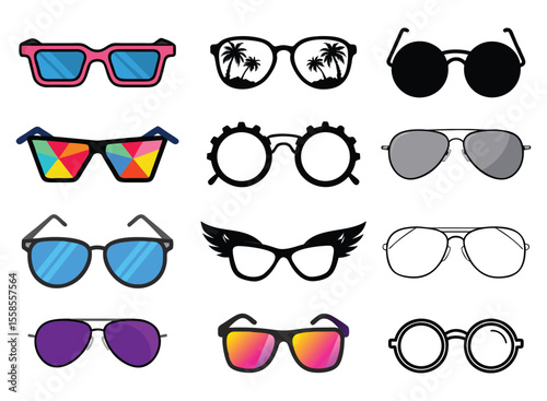  Collection of  Summer Different Sunglasses and Eyeglasses Styles
