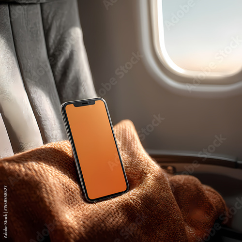 Smartphone with orange frame