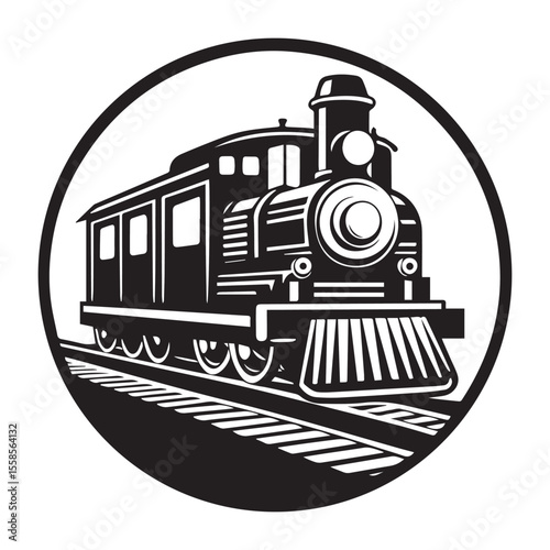 locomotive vector illustration