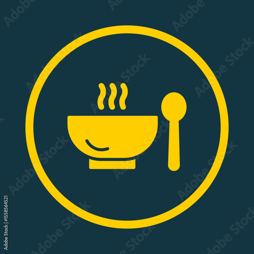 Soup trendy vector art design aesthetic amazing design colorful useful illustration