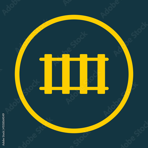 Rails trendy vector art design aesthetic amazing design colorful useful illustration