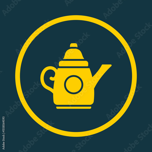 Teapot trendy vector art design aesthetic amazing design colorful useful illustration