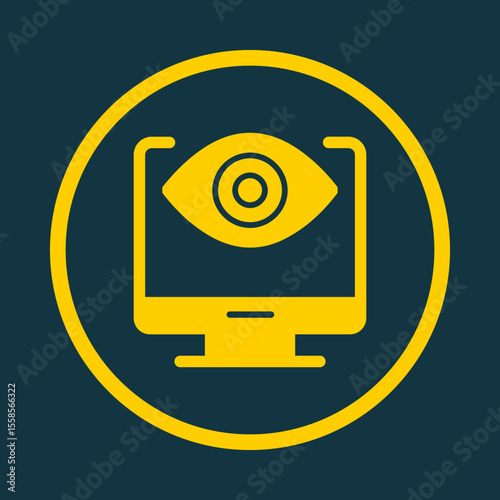 Eye trendy vector art design flawless amazing design colorful useful illustration