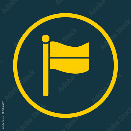 Flag trendy vector art design flawless amazing design colorful useful illustration