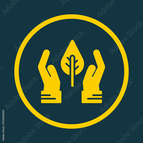Nature trendy vector art design flawless amazing design colorful useful illustration