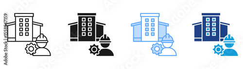 Plant Management Icon Set Multiple Style Collection