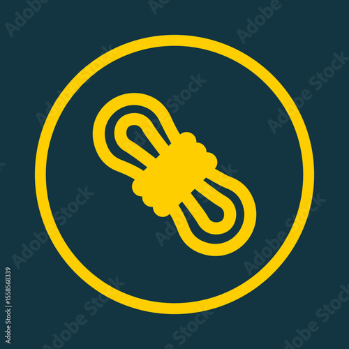 Rope trendy vector art design comely amazing design colorful useful illustration