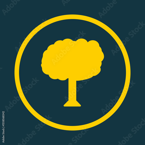 Tree trendy vector art design comely amazing design colorful useful illustration
