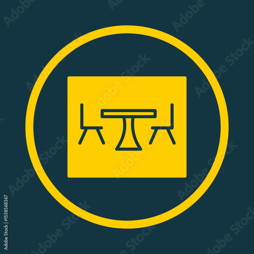 Canteen trendy vector art design comely amazing design colorful useful illustration