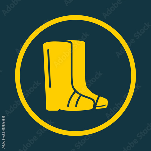 Gardening Boots trendy vector art design comely amazing design colorful useful illustration