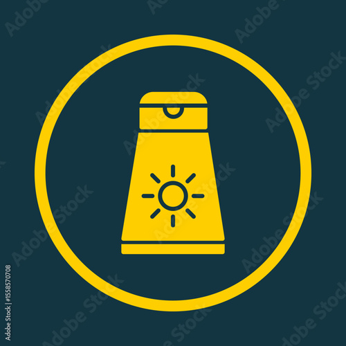 Sun Cream trendy vector art design fascinating amazing design colorful useful illustration